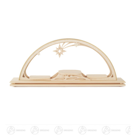 Schwibbogen für Sammelfiguren elektrisch beleuchtet LED 23x55cm