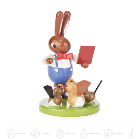 Hase mit Vogelchor klein 8cm