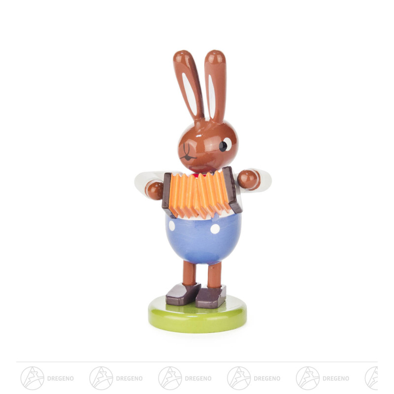 Hase mit Ziehharmonika klein 8,5cm