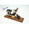 weisses S51 Räuchermoped Simson 28x8x14,5cm