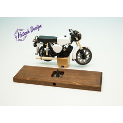 weisses S51 Räuchermoped Simson 28x8x14,5cm