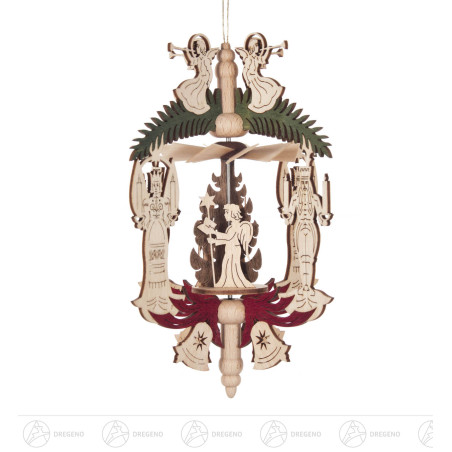 Wärmespiel Weihnachten Engel Engel und Bergmann/Musikengel, zum Hängen 11cm