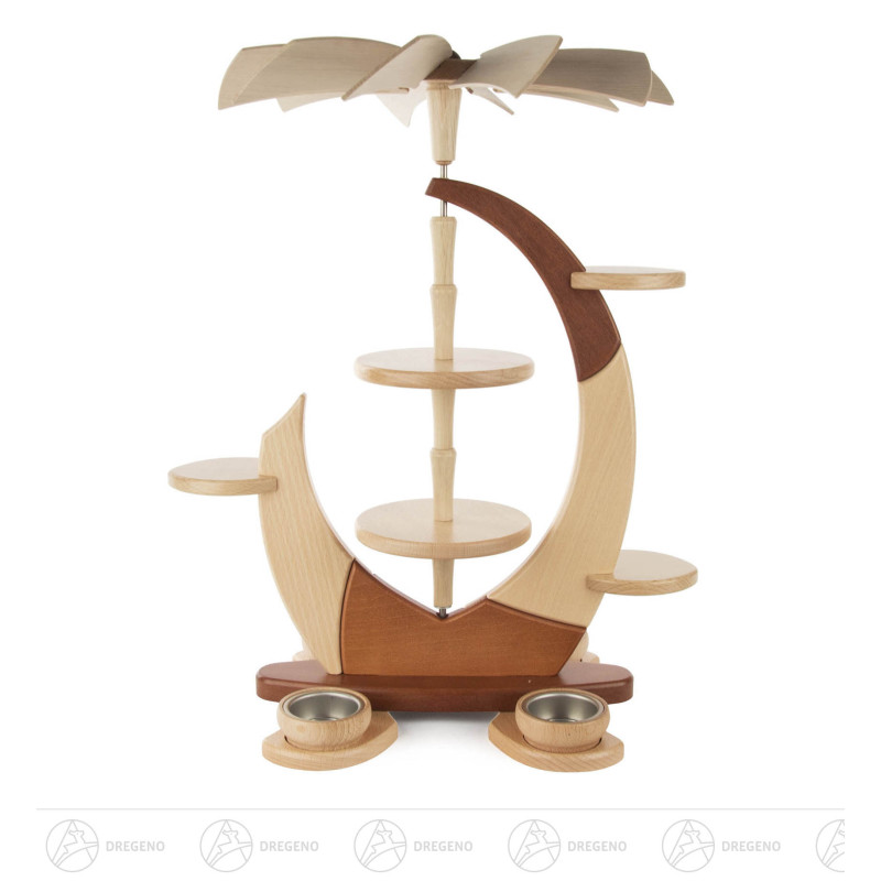 Pyramide Segel unbestückt, für Teelichte