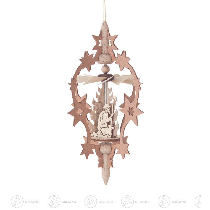 Wärmespiel Stern Christi Geburt, zum Hängen