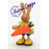 Hase mit Karotte  8,5 cm