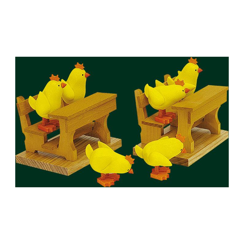 Kückengruppe 6-tlg.  5 cm ohne Bank