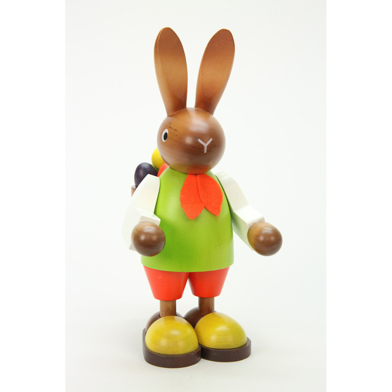 Hasenmann mit Eierkorb  22,5 cm