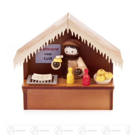 Weihnachtsmarktbude Bratwurst