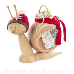 Räucherfigur Schnecke mit...