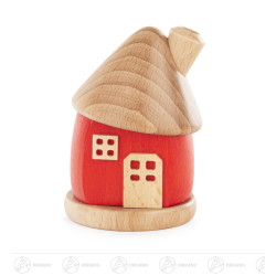 Räucherhaus rot 8,5cm