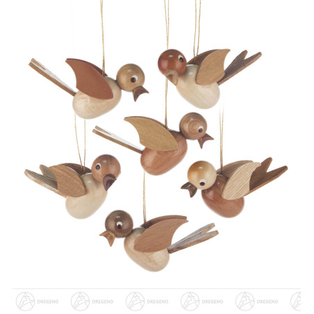 Behang Vögel natur (6) 4cm