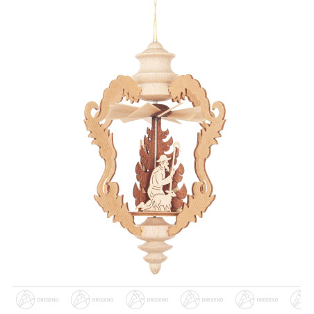 Wärmespiel Barock Christi Geburt, zum Hängen 10cm