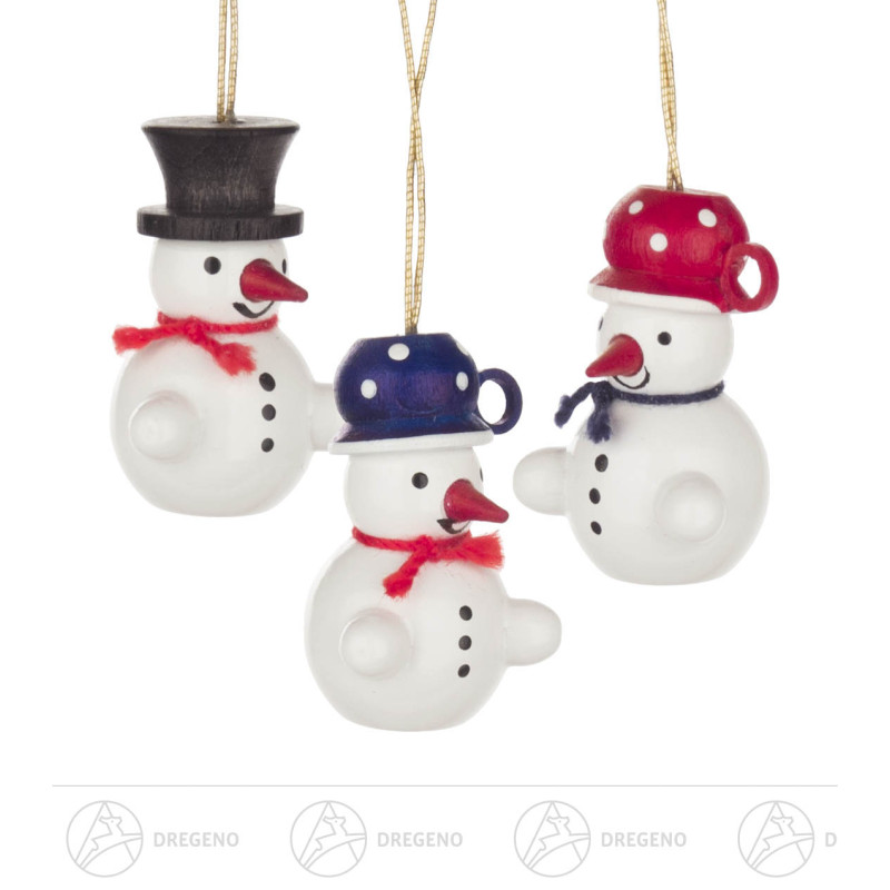 Behang Schneemanntrio 3cm