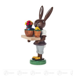 Hase Blumenhändler 9cm