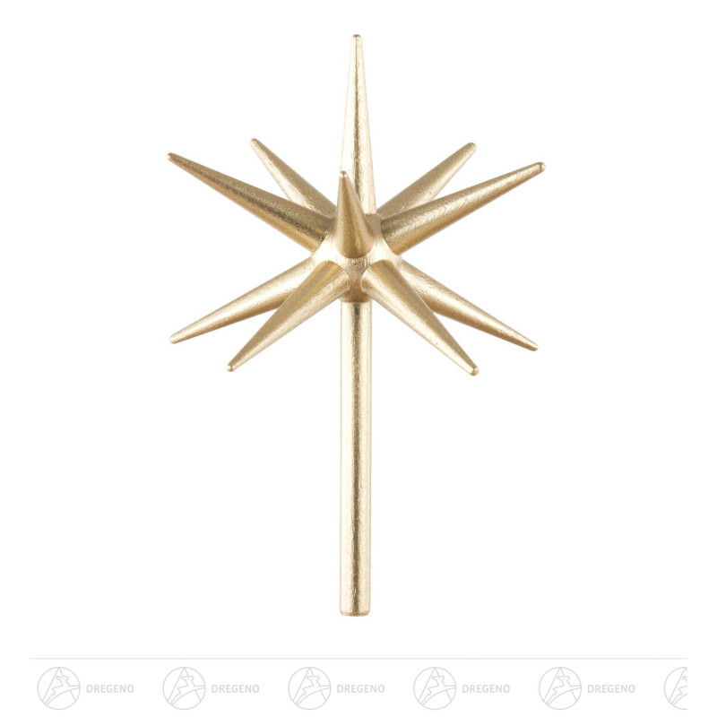 Stielstern bronziert zu 201/105R 8x11cm