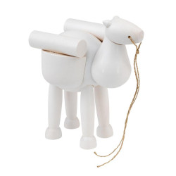 Kamel stehend weiß mit...