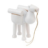 Kamel stehend weiß mit Gepäck 10cm