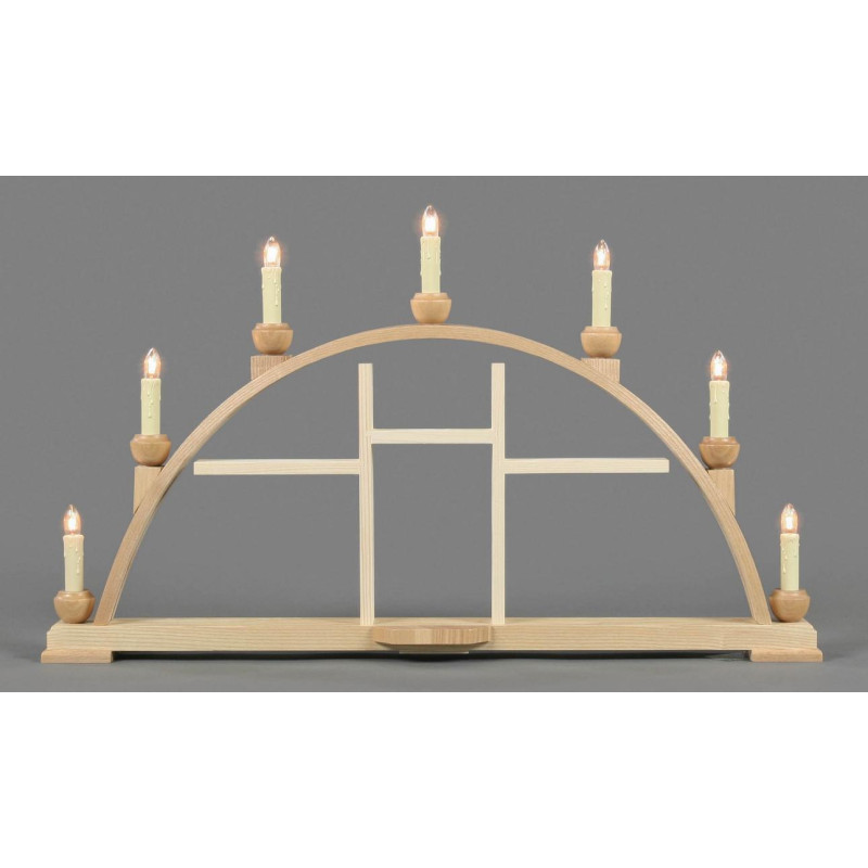 Schwibbogen unbestückt  B 63 cm leer  ohne Bestückung