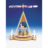 Pyramide mit Geburt  bunt