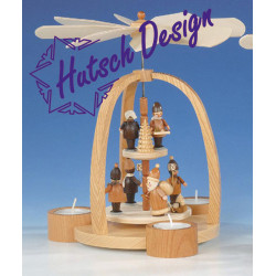 Teelichtpyramide mit...