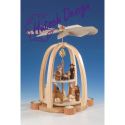 Teelichtpyramide  2-stöckig