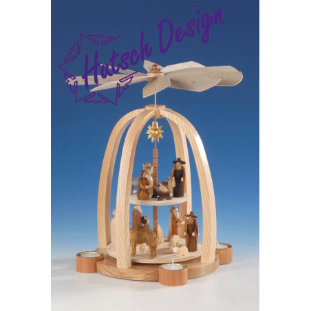 Teelichtpyramide  2-stöckig