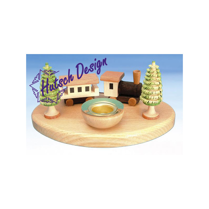 Teelicht mit Eisenbahn  mit Eisenbahn ca.9cm