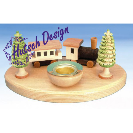 Teelicht mit Eisenbahn  mit Eisenbahn ca.9cm