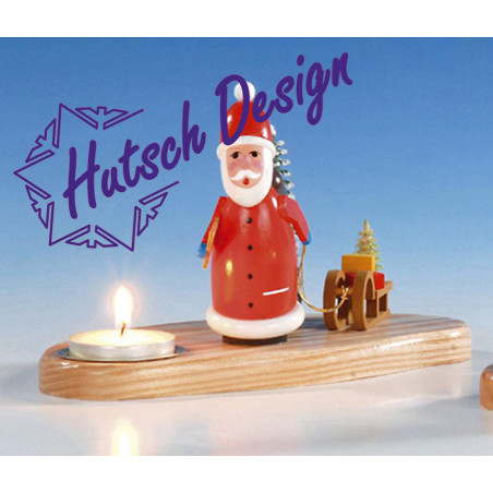 mit Weihnachtsmann  bunt 10cm