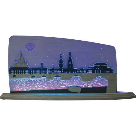 Motivleuchte Dresden bei Nacht 47,0 x 22,0 x 8,2 cm