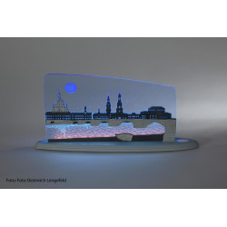 Motivleuchte Dresden bei Nacht 47,0 x 22,0 x 8,2 cm
