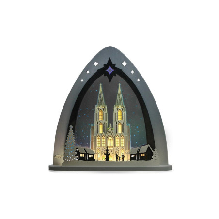 Lichterspitze LED Kölner Dom 52,0 x 53,5 x 9,0 cm