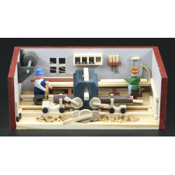 Miniaturstübchen Sägewerk...