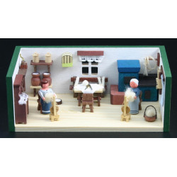 Miniaturstübchen Spinnstube...