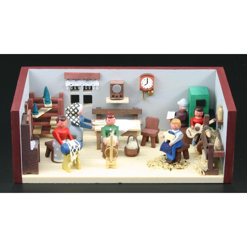 Miniaturstübchen Hutzenstube 11cm x 6cm x 4cm