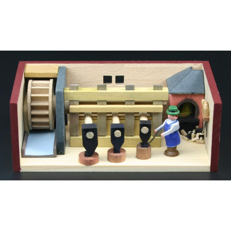 Miniaturstübchen Hammerwerk 11cm x 6cm x 4cm