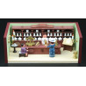 Miniaturstübchen Apotheke mit Apothekerin 11cm x 6cm x 4cm