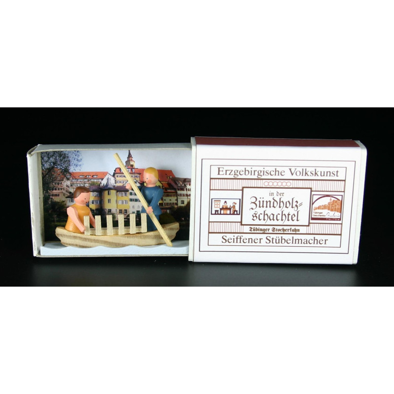 Zündholzschachteln Stocherkahn