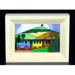 Eisenbahn 7cm x 5cm x 1cm