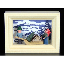 Holzsammler 7cm x 5cm x 1cm