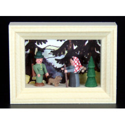 Förster mit Buschweib'l 7cm...