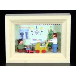 Weihnachtsstube 7cm x 5cm x...