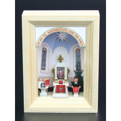 Dorfkirche 5cm x 7cm x 1cm