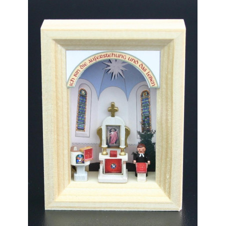 Dorfkirche 5cm x 7cm x 1cm