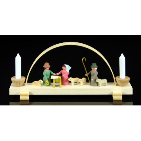Miniaturschwibbogen Christi Geburt 11cm x 5cm x 5cm