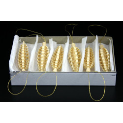 6 Stk. Spanzapfen  10cm x...