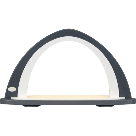 Leerbogen LED grau/weiß  52,0 x 29,7 x 9,0 cm