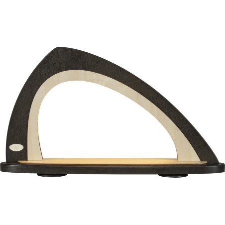 Leerbogen asymmetrisch braun/natur  52,0 x 29,7 x 9,0 cm