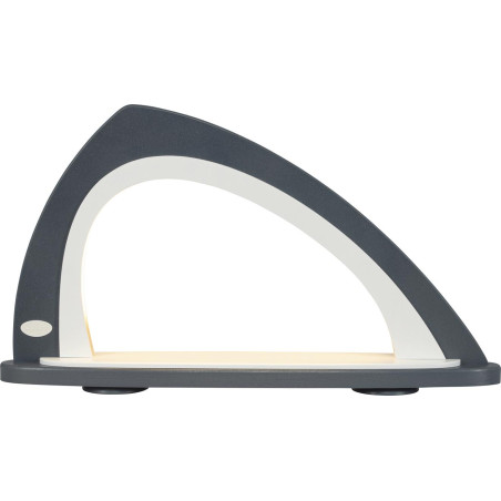 Leerbogen asymmetrisch grau/weiß  52,0 x 29,7 x 9,0 cm