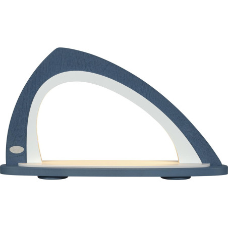 Leerbogen asymmetrisch blau/weiß  52,0 x 29,7 x 9,0 cm